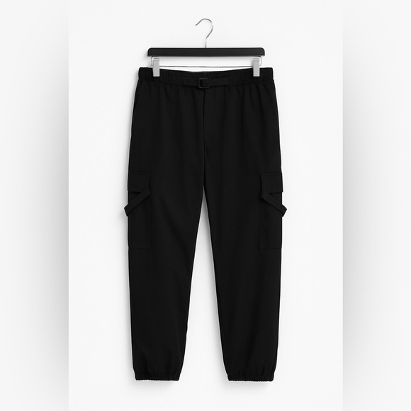PACSUN CARGO PANTS BLACK SKATER SIZE M - Picture 1 of 3